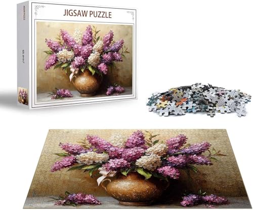 Puzzle 1500 Teile Liebe Puzzle Blume Holzpuzzle Erwachsene, Groß Klassische Jigsaw, EIN Herausforderndes Rätsel, Puzzlespiele für Die Ganze Familie Jigsaw für Erwachsene und Kinder Ab 14 Jahrenx-159 von Gmeignl