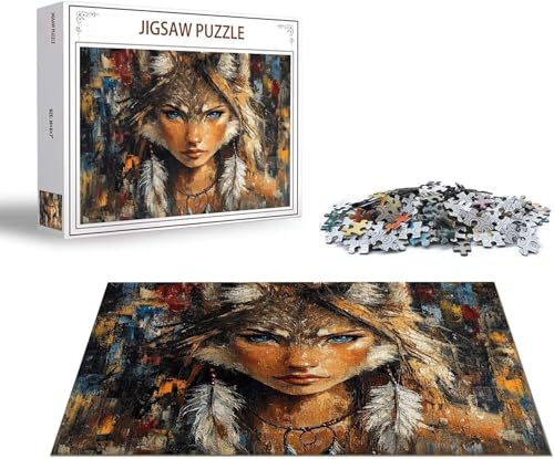 Puzzle 1500 Teile Löwe Puzzle Landschaft Holzpuzzle ErwachseneGroß Klassische Jigsaw, Ein Herausforderndes Rätsel, Puzzlespiele für Die Ganze Familie Jigsaw für Erwachsene und Kinder Ab 14 Jahrenx-493 von Gmeignl