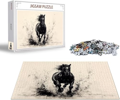 Puzzle 1500 Teile REH Puzzle Farbe Holzpuzzle Erwachsene, DIY Groß Klassische Jigsaw, EIN Herausforderndes Rätsel, Puzzlespiele für Die Ganze Familie Jigsaw für Erwachsene und Kinder Ab 14 Jahrenx-93 von Gmeignl