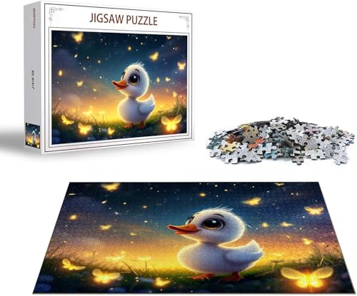 Puzzle 1500 Teile Schmetterling Puzzle Ente Holzpuzzle Erwachsene Klassische Jigsaw, EIN Herausforderndes Rätsel, Puzzlespiele für Die Ganze Familie Jigsaw für Erwachsene und Kinder Ab 14 Jahrenx-16 von Gmeignl