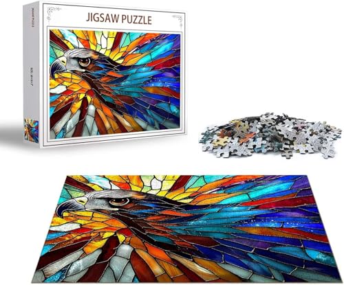 Puzzle 1500 Teile Tier Puzzle Farbe Holzpuzzle Erwachsene, DIY Groß Klassische Jigsaw, EIN Herausforderndes Rätsel, Puzzlespiele für Die Ganze Familie Jigsaw für Erwachsene und Kinder Ab 14 Jahrenx-3 von Gmeignl