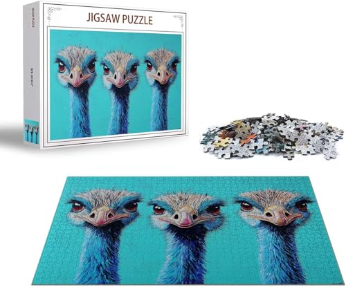 Puzzle 1500 Teile Tier Puzzle Tier Holzpuzzle Erwachsene, DIY Groß Klassische Jigsaw, EIN Herausforderndes Rätsel, Puzzlespiele für Die Ganze Familie Jigsaw für Erwachsene und Kinder Ab 14 Jahrenx-69 von Gmeignl