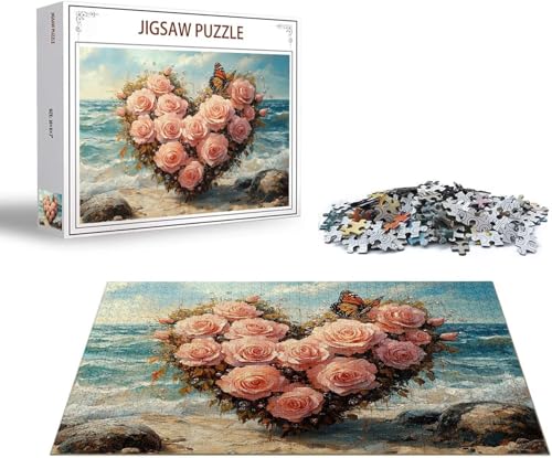 Puzzle 1500 Teile Traum Puzzle Liebe Holzpuzzle Erwachsene, Groß Klassische Jigsaw, EIN Herausforderndes Rätsel, Puzzlespiele für Die Ganze Familie Jigsaw für Erwachsene und Kinder Ab 14 Jahrenx-151 von Gmeignl