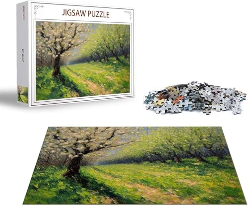 Puzzle 1500 Teile Wald Puzzle Landschaft Holzpuzzle ErwachseneGroß Klassische Jigsaw, EIN Herausforderndes Rätsel, Puzzlespiele für Die Ganze Familie Jigsaw für Erwachsene und Kinder Ab 14 Jahrenx-42 von Gmeignl