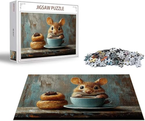 Puzzle 3000 Teile Frosch Puzzle Regenschirm Holzpuzzle Erwachsene Klassische Jigsaw, EIN Herausforderndes Rätsel, Puzzlespiele für Die Ganze Familie Jigsaw für Erwachsene und Kinder Ab 14 Jahrenx-325 von Gmeignl