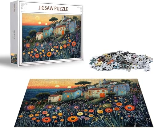 Puzzle 3000 Teile Landschaft Puzzle Leuchtturm Holzpuzzle Erwachsene, DIY Groß Klassische Jigsaw, EIN Herausforderndes Rätsel, Puzzlespiele für Die Ganze Familie Jigsaw für Kinder Ab 14 Jahrenx-592 von Gmeignl