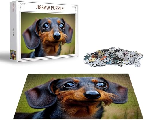 Puzzle 3000 Teile Niedlich Puzzle Hund Holzpuzzle Erwachsene, Groß Klassische Jigsaw, EIN Herausforderndes Rätsel, Puzzlespiele für Die Ganze Familie Jigsaw für Erwachsene und Kinder Ab 14 Jahrenx-23 von Gmeignl