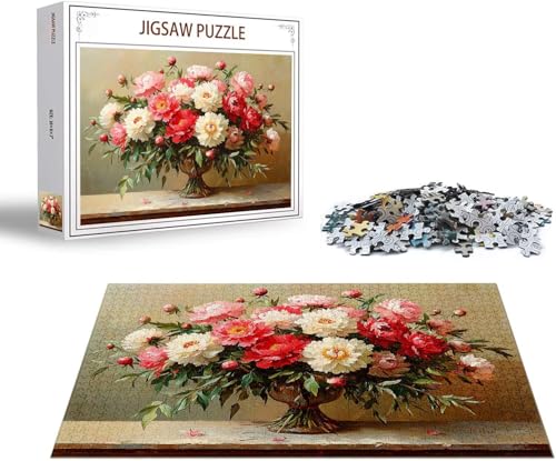 Puzzle 3000 Teile Rose Puzzle Blume Holzpuzzle Erwachsene DIY Groß Klassische Jigsaw, Ein Herausforderndes Rätsel, Puzzlespiele für Die Ganze Familie Jigsaw für Erwachsene und Kinder Ab 14 Jahrenx-267 von Gmeignl