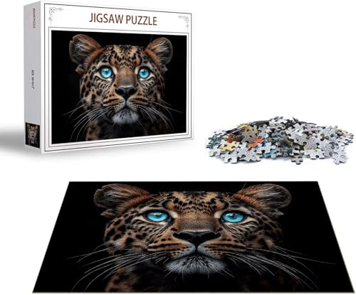 Puzzle 3000 Teile Tier Puzzle Leopard Holzpuzzle Erwachsene, Groß Klassische Jigsaw, EIN Herausforderndes Rätsel, Puzzlespiele für Die Ganze Familie Jigsaw für Erwachsene und Kinder Ab 14 Jahrenx-72 von Gmeignl