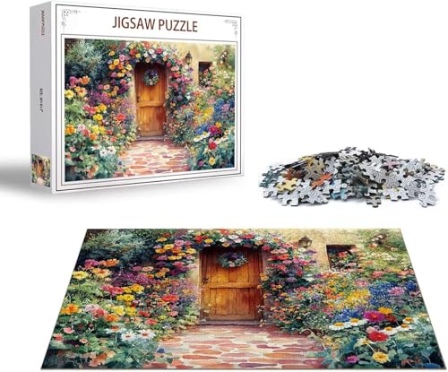 Puzzle 5000 Teile Blume Puzzle Katze Holzpuzzle Erwachsene, Groß Klassische Jigsaw, EIN Herausforderndes Rätsel, Puzzlespiele für Die Ganze Familie Jigsaw für Erwachsene und Kinder Ab 14 Jahrenx-280 von Gmeignl