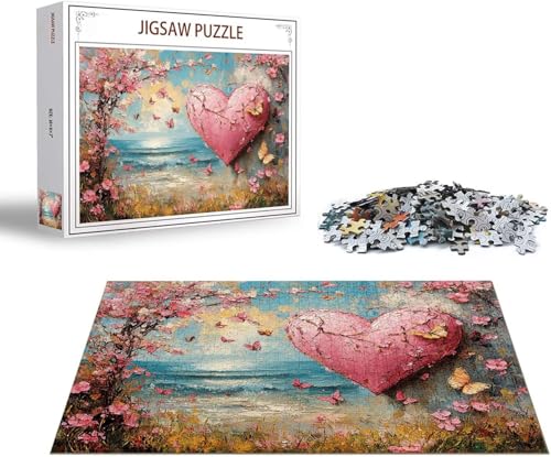 Puzzle 5000 Teile Blume Puzzle Liebe Holzpuzzle Erwachsene, Groß Klassische Jigsaw, EIN Herausforderndes Rätsel, Puzzlespiele für Die Ganze Familie Jigsaw für Erwachsene und Kinder Ab 14 Jahrenx-125 von Gmeignl