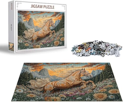 Puzzle 5000 Teile Blume Puzzle Tier Holzpuzzle Erwachsene, DIY Groß Klassische Jigsaw, Ein Herausforderndes Rätsel, Puzzlespiele für Die Ganze Familie Jigsaw für Erwachsene und Kinder Ab 14 Jahrenx-76 von Gmeignl