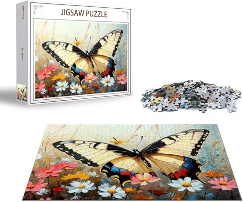 Puzzle 5000 Teile Blume Puzzle Vase Holzpuzzle Erwachsene DIY Groß Klassische Jigsaw, Ein Herausforderndes Rätsel, Puzzlespiele für Die Ganze Familie Jigsaw für Erwachsene und Kinder Ab 14 Jahrenx-184 von Gmeignl