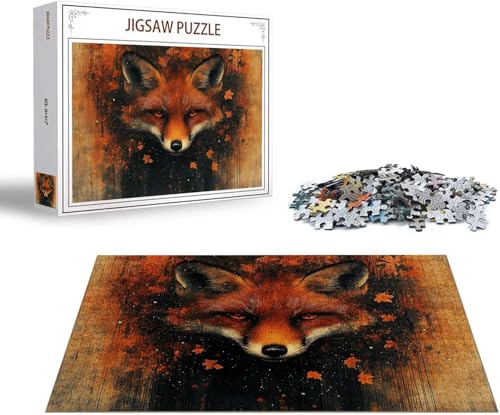 Puzzle 5000 Teile Fuchs Puzzle Abstrakt Holzpuzzle ErwachseneGroß Klassische Jigsaw, EIN Herausforderndes Rätsel, Puzzlespiele für Die Ganze Familie Jigsaw für Erwachsene und Kinder Ab 14 Jahrenx-416 von Gmeignl