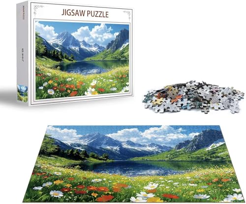 Puzzle 5000 Teile Landschaft Puzzle Berg Holzpuzzle ErwachseneGroß Klassische Jigsaw, Ein Herausforderndes Rätsel, Puzzlespiele für Die Ganze Familie Jigsaw für Erwachsene und Kinder Ab 14 Jahrenx-212 von Gmeignl