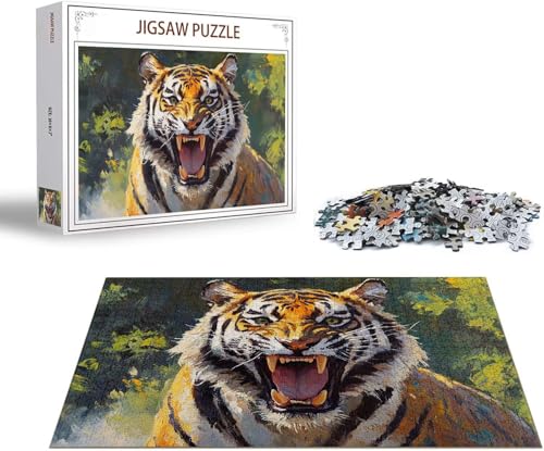 Puzzle 5000 Teile Landschaft Puzzle Reh Holzpuzzle Erwachsene, Groß Klassische Jigsaw, Ein Herausforderndes Rätsel, Puzzlespiele für Die Ganze Familie Jigsaw für Erwachsene und Kinder Ab 14 Jahrenx-98 von Gmeignl