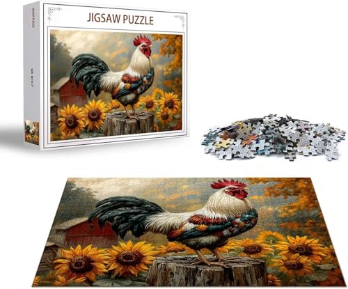 Puzzle 5000 Teile Tier Puzzle Blume Holzpuzzle Erwachsene DIY Groß Klassische Jigsaw, Ein Herausforderndes Rätsel, Puzzlespiele für Die Ganze Familie Jigsaw für Erwachsene und Kinder Ab 14 Jahrenx-296 von Gmeignl