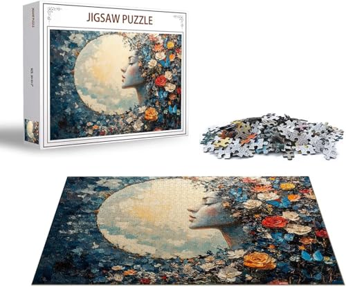 Puzzle 5000 Teile Tier Puzzle Blume Holzpuzzle Erwachsene DIY Groß Klassische Jigsaw, Ein Herausforderndes Rätsel, Puzzlespiele für Die Ganze Familie Jigsaw für Erwachsene und Kinder Ab 14 Jahrenx-378 von Gmeignl