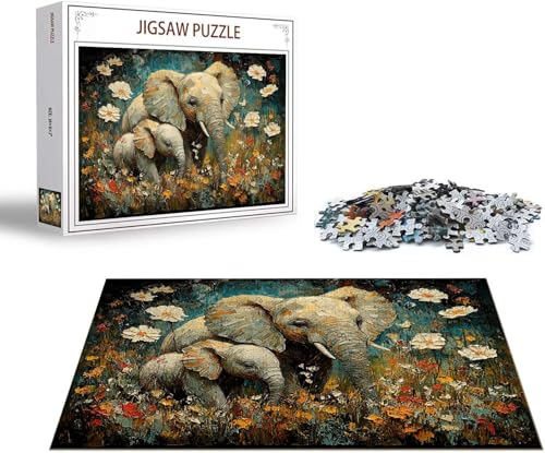 Puzzle 5000 Teile Tier Puzzle Retro Holzpuzzle Erwachsene DIY Groß Klassische Jigsaw, Ein Herausforderndes Rätsel, Puzzlespiele für Die Ganze Familie Jigsaw für Erwachsene und Kinder Ab 14 Jahrenx-413 von Gmeignl