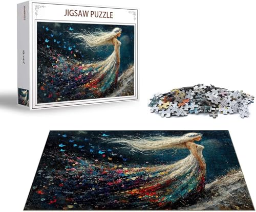 Puzzle Baum Puzzle 1000 Teile Fallen Holzpuzzle Erwachsene, Premium Quality Klassische Wooden Lernspiel, DIY Klassische Spaß Jigsaw Erwachsene, Challenging Game Jigsaws für Wohnkultur Geschenk x-248 von Gmeignl