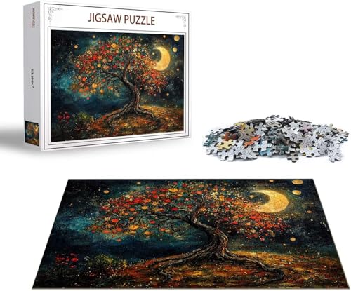 Puzzle Baum Puzzle 2000 Teile Traum Holzpuzzle Erwachsene, Premium Quality Klassische Wooden Lernspiel, DIY Klassische Spaß Jigsaw Erwachsene, Challenging Game Jigsaws für Wohnkultur Geschenk x-351 von Gmeignl