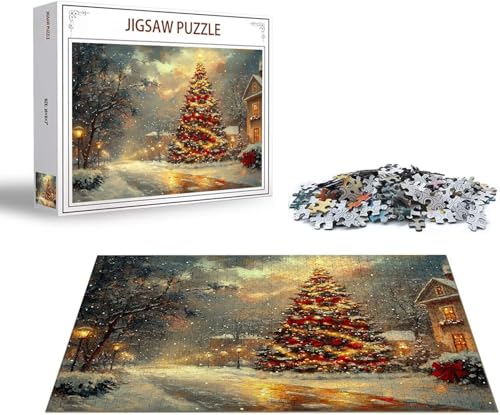 Puzzle Baum Puzzle 6000 Teile Fallen Holzpuzzle Erwachsene, Premium Quality Klassische Wooden Lernspiel, DIY Klassische Spaß Jigsaw Erwachsene, Challenging Game Jigsaws für Wohnkultur Geschenk x-258 von Gmeignl