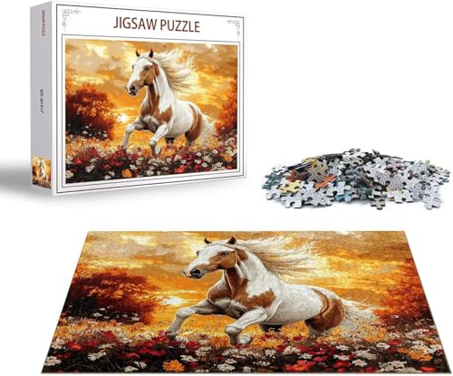 Puzzle Blume Puzzle 1000 Teile Schönheit Holzpuzzle Erwachsene, Premium Quality Klassische Wooden Lernspiel, Klassische Spaß Jigsaw Erwachsene, Challenging Game Jigsaws für Wohnkultur Geschenk x-180 von Gmeignl