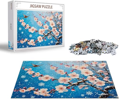 Puzzle Blume Puzzle 4000 Teile Tier Holzpuzzle Erwachsene, Premium Quality Klassische Wooden Lernspiel, DIY Klassische Spaß Jigsaw Erwachsene, Challenging Game Jigsaws für Wohnkultur Geschenk x-48 von Gmeignl