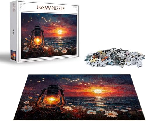 Puzzle Blume Puzzle 6000 Teile Fisch Holzpuzzle Erwachsene, Premium Quality Klassische Wooden Lernspiel, DIY Klassische Spaß Jigsaw Erwachsene, Challenging Game Jigsaws für Wohnkultur Geschenk x-374 von Gmeignl