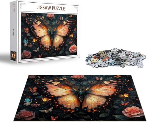 Puzzle Blume Puzzle 6000 Teile Frau Holzpuzzle Erwachsene, Premium Quality Klassische Wooden Lernspiel, DIY Klassische Spaß Jigsaw Erwachsene, Challenging Game Jigsaws für Wohnkultur Geschenk x-129 von Gmeignl