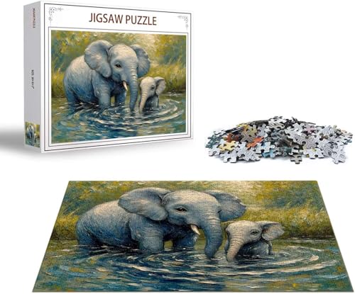 Puzzle Elefant Puzzle 4000 Teile Tier Holzpuzzle Erwachsene, Premium Quality Klassische Wooden Lernspiel, DIY Klassische Spaß Jigsaw Erwachsene, Challenging Game Jigsaws für Wohnkultur Geschenk x-14 Puzzle Elefant Puzzle 4000 Teile Tier Holzpuzzle Erwachsene, Premium Quality Klassische Wooden Lernspiel, DIY Klassische Spaß Jigsaw Erwachsene, Challenging Game Jigsaws für Wohnkultur Geschenk x-14 von Gmeignl