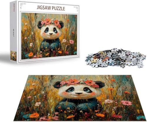 Puzzle Elefant Puzzle 6000 Teile Blume Holzpuzzle Erwachsene, Premium Quality Klassische Wooden Lernspiel DIY Klassische Spaß Jigsaw Erwachsene, Challenging Game Jigsaws für Wohnkultur Geschenk x-543 von Gmeignl