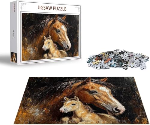 Puzzle Hund Puzzle 1000 Teile Blume Holzpuzzle Erwachsene, Premium Quality Klassische Wooden Lernspiel, DIY Klassische Spaß Jigsaw Erwachsene, Challenging Game Jigsaws für Wohnkultur Geschenk x-412 von Gmeignl