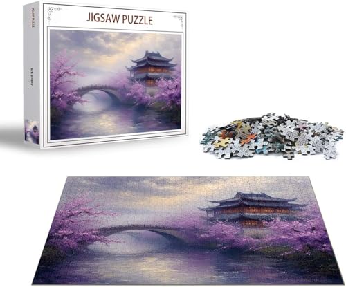 Puzzle Japan Puzzle 6000 Teile Landschaft Holzpuzzle Erwachsene, Premium Quality Klassische Wooden Lernspiel, Klassische Spaß Jigsaw Erwachsene, Challenging Game Jigsaws für Wohnkultur Geschenk x-67 von Gmeignl