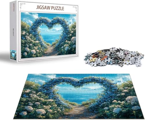 Puzzle Libelle Puzzle 2000 Teile Blume Holzpuzzle Erwachsene, Premium Quality Klassische Wooden Lernspiel DIY Klassische Spaß Jigsaw Erwachsene, Challenging Game Jigsaws für Wohnkultur Geschenk x-137 von Gmeignl