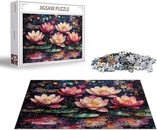 Puzzle Libelle Puzzle 6000 Teile See Holzpuzzle Erwachsene, Premium Quality Klassische Wooden Lernspiel, DIY Klassische Spaß Jigsaw Erwachsene, Challenging Game Jigsaws für Wohnkultur Geschenk x-135 von Gmeignl