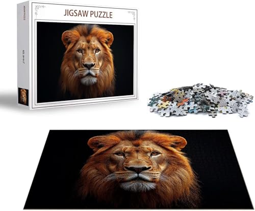 Puzzle Löwe Puzzle 6000 Teile Tier Holzpuzzle Erwachsene, Premium Quality Klassische Wooden Lernspiel, DIY Klassische Spaß Jigsaw Erwachsene, Challenging Game Jigsaws für Wohnkultur Geschenk x-82 von Gmeignl