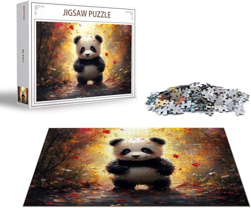 Puzzle Panda Puzzle 6000 Teile Tier Holzpuzzle Erwachsene, Premium Quality Klassische Wooden Lernspiel, DIY Klassische Spaß Jigsaw Erwachsene, Challenging Game Jigsaws für Wohnkultur Geschenk x-403 von Gmeignl