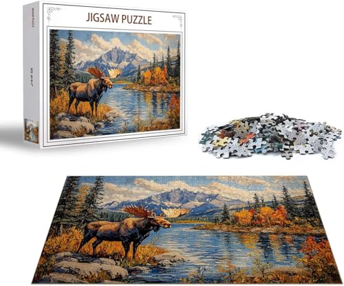 Puzzle REH Puzzle 6000 Teile Tier Holzpuzzle Erwachsene, Premium Quality Klassische Wooden Lernspiel, DIY Klassische Spaß Jigsaw Erwachsene, Challenging Game Jigsaws für Wohnkultur Geschenk x-496 von Gmeignl