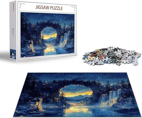 Puzzle Stadt Puzzle 6000 Teile Landschaft Holzpuzzle Erwachsene, Premium Quality Klassische Wooden Lernspiel, Klassische Spaß Jigsaw Erwachsene, Challenging Game Jigsaws für Wohnkultur Geschenk x-557 von Gmeignl