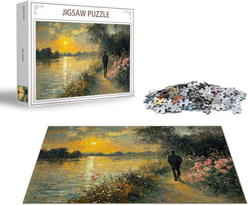 Puzzle Tier Puzzle 1000 Teile Schwan Holzpuzzle Erwachsene, Premium Quality Klassische Wooden Lernspiel, DIY Klassische Spaß Jigsaw Erwachsene, Challenging Game Jigsaws für Wohnkultur Geschenk x-232 von Gmeignl