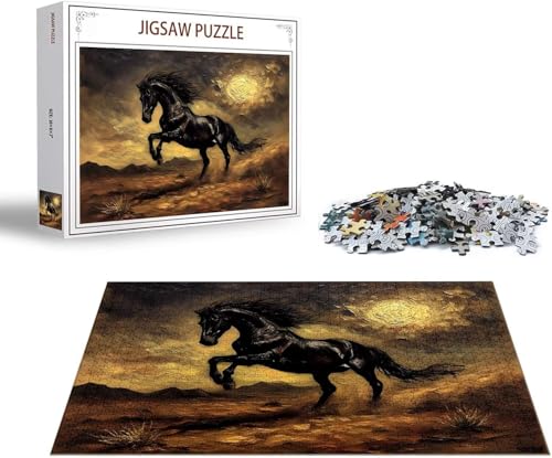 Puzzle Tier Puzzle 1000 Teile Tier Holzpuzzle Erwachsene, Premium Quality Klassische Wooden Lernspiel, DIY Klassische Spaß Jigsaw Erwachsene, Challenging Game Jigsaws für Wohnkultur Geschenk x-24 von Gmeignl