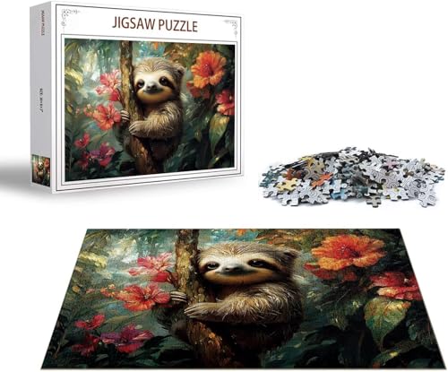 Puzzle Tier Puzzle 2000 Teile Farbe Holzpuzzle Erwachsene, Premium Quality Klassische Wooden Lernspiel, DIY Klassische Spaß Jigsaw Erwachsene, Challenging Game Jigsaws für Wohnkultur Geschenk x-314 von Gmeignl