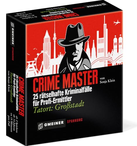 Crime Master: 25 rätselhafte Kriminalfälle für Profi-Ermittler von Gmeiner Verlag