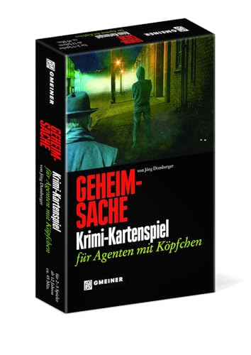 Gmeiner-Verlag Geheimsache: Krimi-Kartenspiel für Agenten mit Köpfchen von Gmeiner