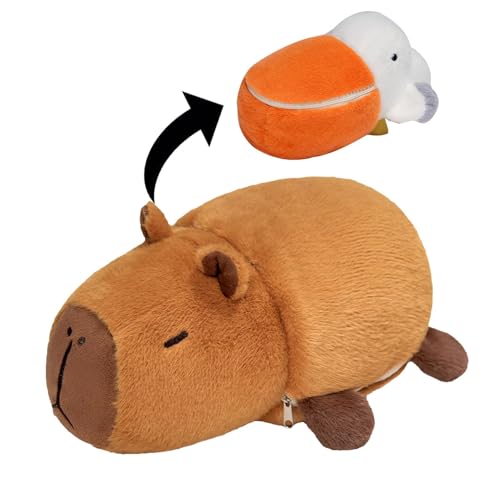 Capybara-Plüsch, Bequemes Braunes Capybara-Puppenkissen, Weiches Und Matschiges Capybara-Plüschkissen, Weiches Kuschelkissen Von Plushies, Capybara-Plüschpuppenkissen Für Jun-gen Und Mädchen von Gmokluytw