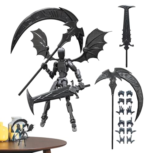 Gmokluytw Actionfigur Spielzeug - -gedrucktes Sammlermodell-Set für und Mädchen - Sammler-Desktop-Dekoration, sicheres Lernspielzeug, flexible Gelenke von Gmokluytw