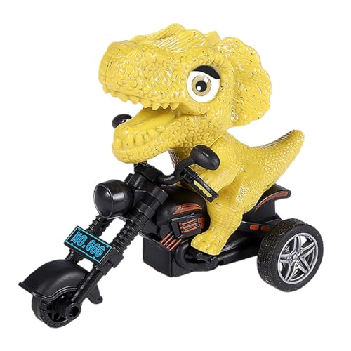 Gmokluytw Reibungsbetriebenes Dinosaurierauto, Dinosaurier-Spielzeugauto | Einzigartiges Cooles Dinosaurierauto - Reibungsbetriebenes Motorrad-Spielspielzeugauto für Kinder, Dinosaurier-Autospielzeug von Gmokluytw