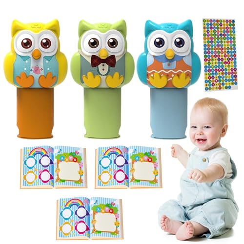 Tieraufkleber-Stempel – Kinder Lernspielzeug – Magisches Aufkleber-Siegelset Mit Tierformen Für Kreative Frühförderung – Mit Malbuch Aufklebern Und Stempeln – Pädagogisches Spielzeug Ab 3 Jahren Tieraufkleber-Stempel – Kinder Lernspielzeug – Magisches Aufkleber-Siegelset Mit Tierformen Für Kreative Frühförderung – Mit Malbuch Aufklebern Und Stempeln – Pädagogisches Spielzeug Ab 3 Jahren von Gmokluytw