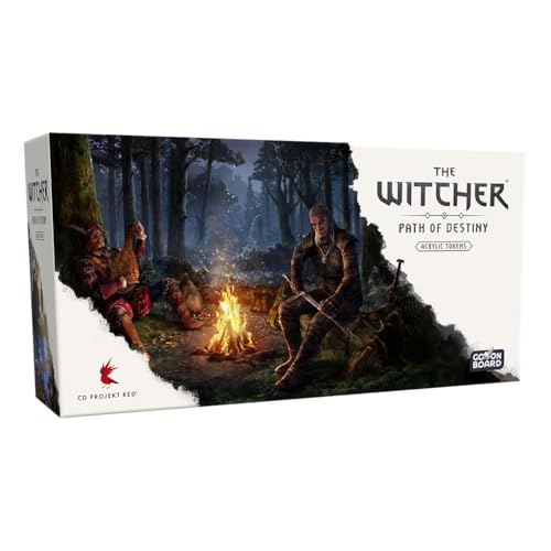 Go On Board | The Witcher Path of Destiny | Acrylic Tokens Core | 1-5 Player Tableau-Building Card Game | Ages 14+ Game in English von Go On Board